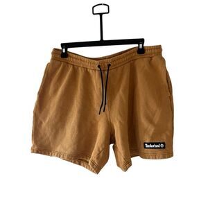 Timberland men’s woven fleece badge sweatshorts size Large